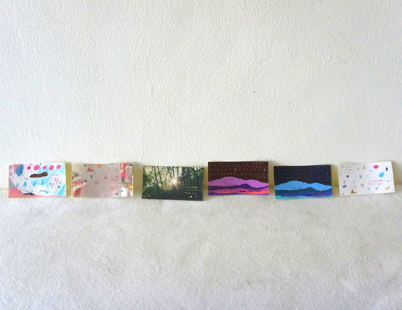 My small chunks of scenery stickers combination (set 6) - สติกเกอร์ - กระดาษ หลากหลายสี