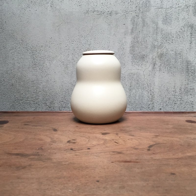 初地茶倉 月白 - 花瓶/陶器 - 其他材質 白色