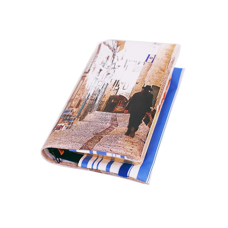 Flag。Jerusalem。Customed book cover - ปกหนังสือ - วัสดุกันนำ้ สีน้ำเงิน
