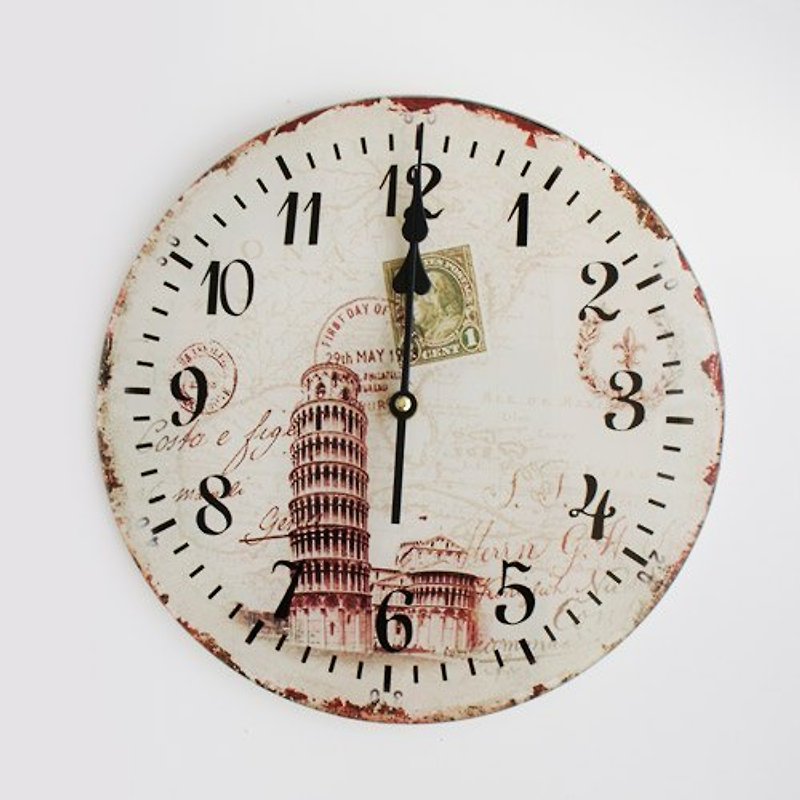 旅行的鐘(羅馬競技場_展示品) - 時鐘/鬧鐘 - 玻璃 卡其色