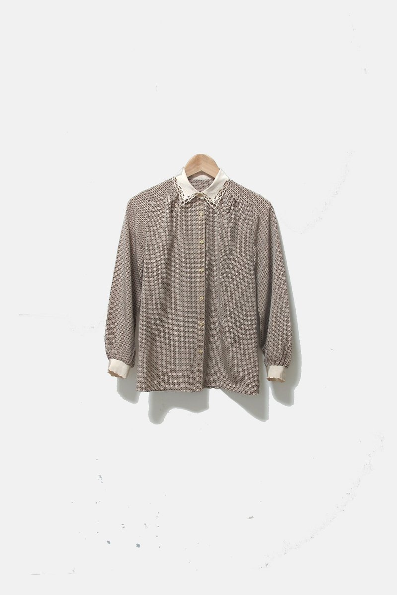 [Wahr] bud collar shirt - Women's Tops - Other Materials Multicolor