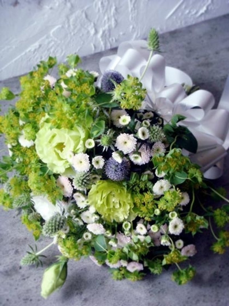 Customized wedding bridal bouquet, corsage (wild style) - ช่อดอกไม้แห้ง - พืช/ดอกไม้ 