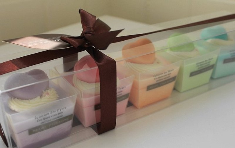 甜蜜香氛●杯子蛋糕香皂禮盒 - 香氛/精油/擴香 - 植物．花 多色