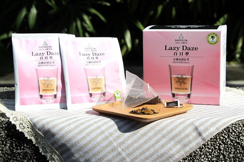Triangle three-dimensional tea bag | organic count black tea | "daydream" - bergamot citrus aroma (10 packs) - Tea - Fresh Ingredients Pink