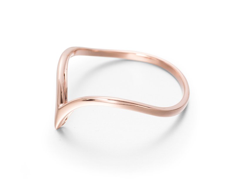 14k Rose Gold Men Wedding Band, Engagement Ring for Men, Rose Gold Ring for Him - Couples' Rings - Rose Gold Gold