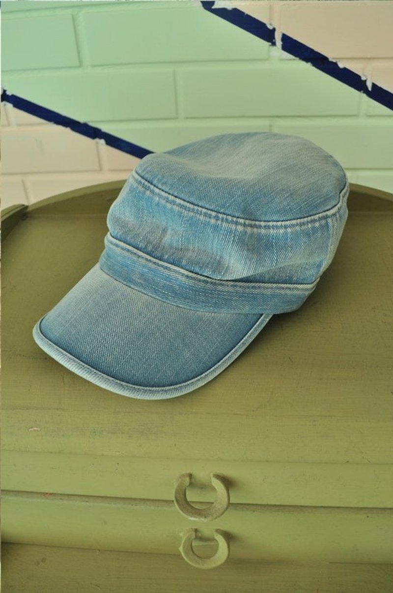morning帽子．牛仔立帽 - その他 - その他の素材 ブルー
