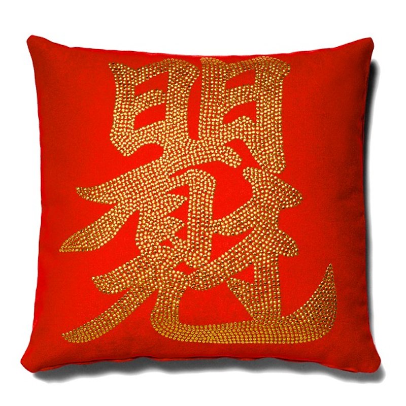 [GFSD] Crystal Gifts - bright Lucky pillow - [see Choi mid-day there are industry Hongxing] - หมอน - วัสดุอื่นๆ สีแดง