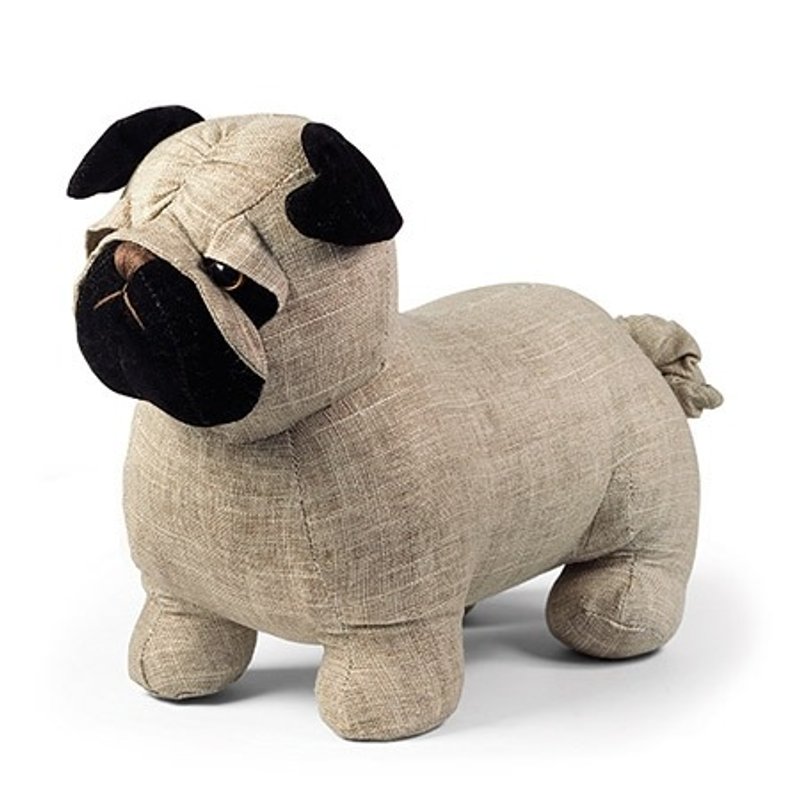 SUSS- British imports of high-quality puppy puppet design modeling doorstop (Pug paragraph) - Stock Free transport - Other - Cotton & Hemp Brown