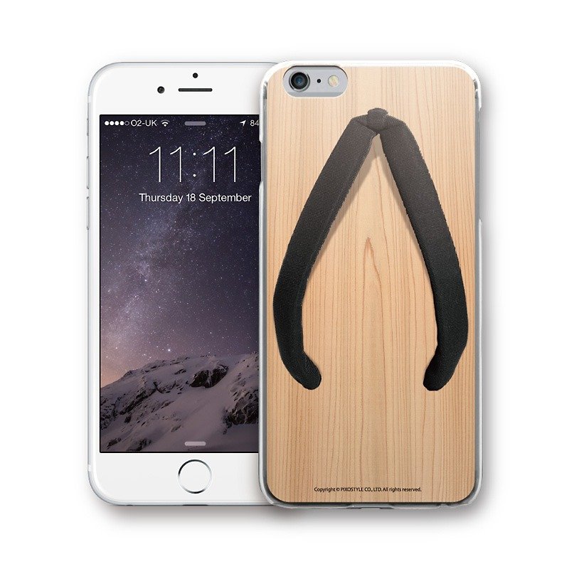 AppleWork iPhone 6/6S/7/8 原創設計保護殼 - 木屐 PSIP-067 - 手機殼/手機套 - 塑膠 卡其色