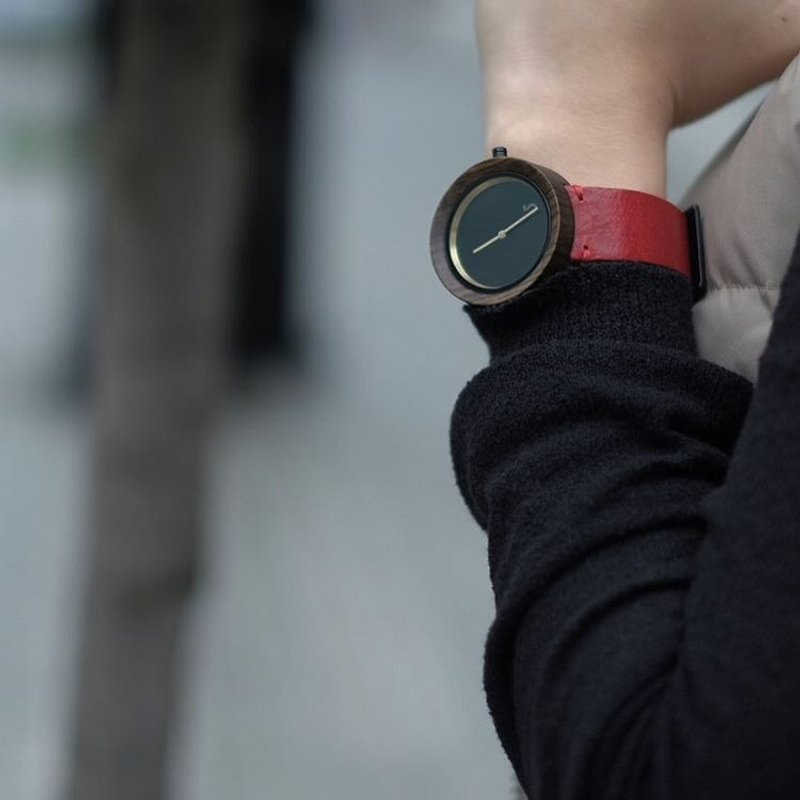 Lima Watch Sore Ebony Red - 女錶 - 木頭 紅色