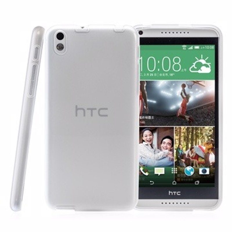 SIMPLE WEAR HTC Desire 816 Dedicated TPU Case - White - Other - Other Materials 
