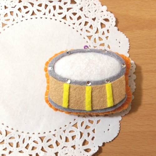 Snare Nonwoven Charm/Key Ring(Yellow)