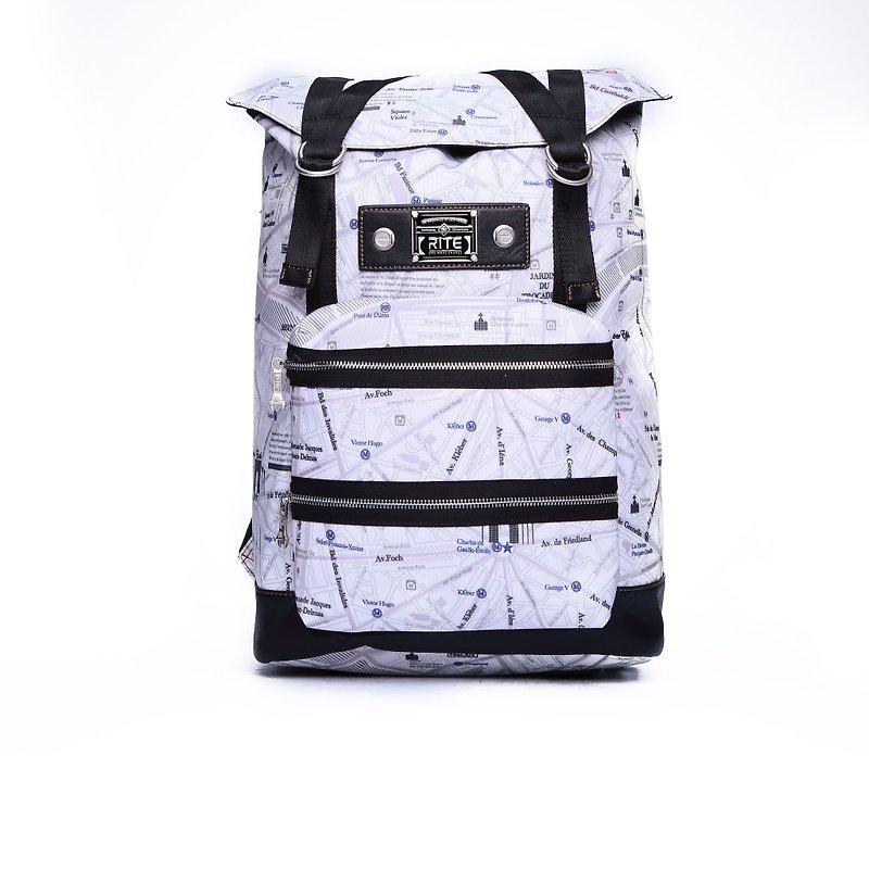 2015 | RITE climbing pack TWO- street in Paris | - Backpacks - Waterproof Material White