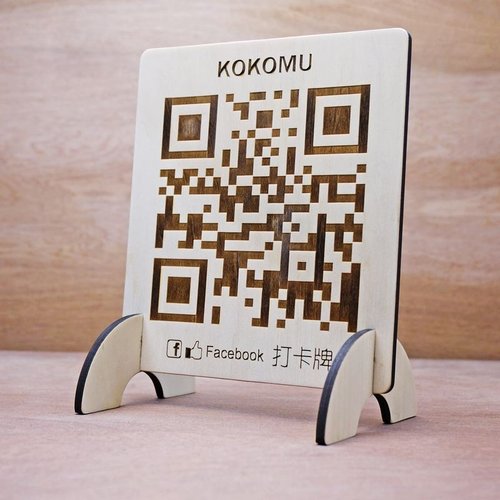 KOKOMU QR Code Board. Customized.