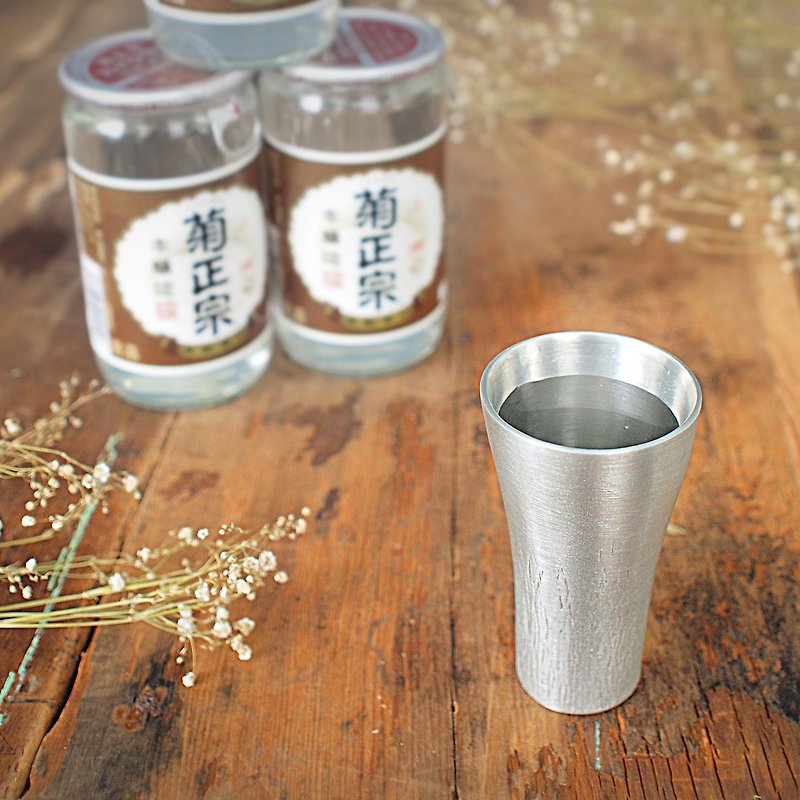Arakawa _ pure tin shot glasses whiskey tasting Sake gift of choice Icewine gold Dot Design Award - Other - Other Metals Gray