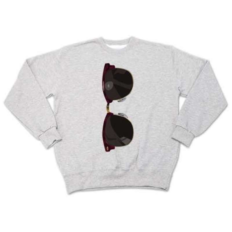 big sunglasses（sweat ash） - 女上衣/長袖上衣 - 其他材質 