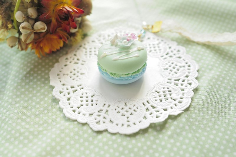 Sweet Dream☆Flower Yang Macaron-A total of 3 colors to choose from/wedding small items - Other - Clay Multicolor