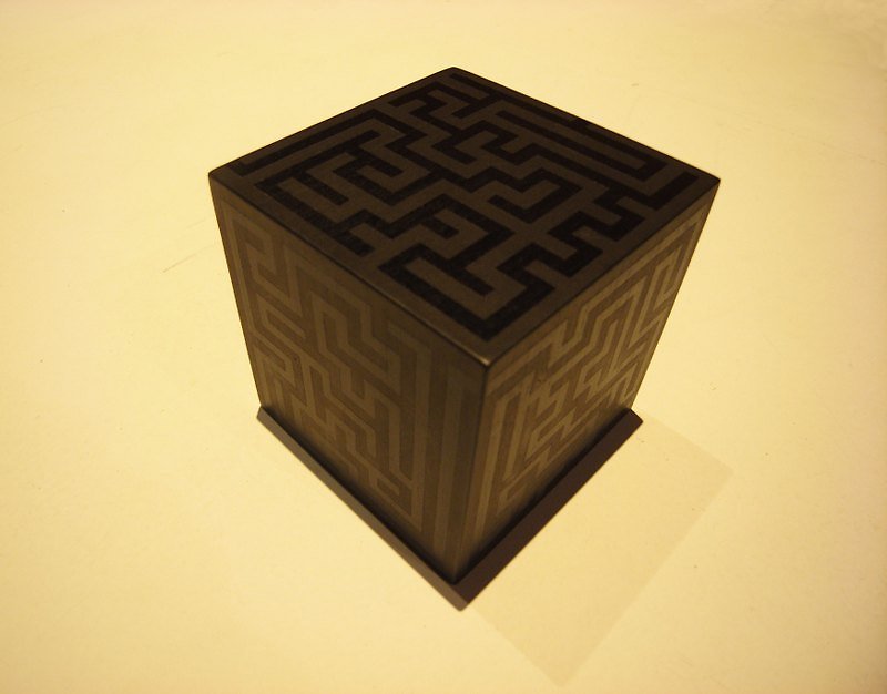 About Art/Hidden Sound-Maze/Mini Works Zeng Weihao Collection Low-key Life Exit - Items for Display - Wood Black