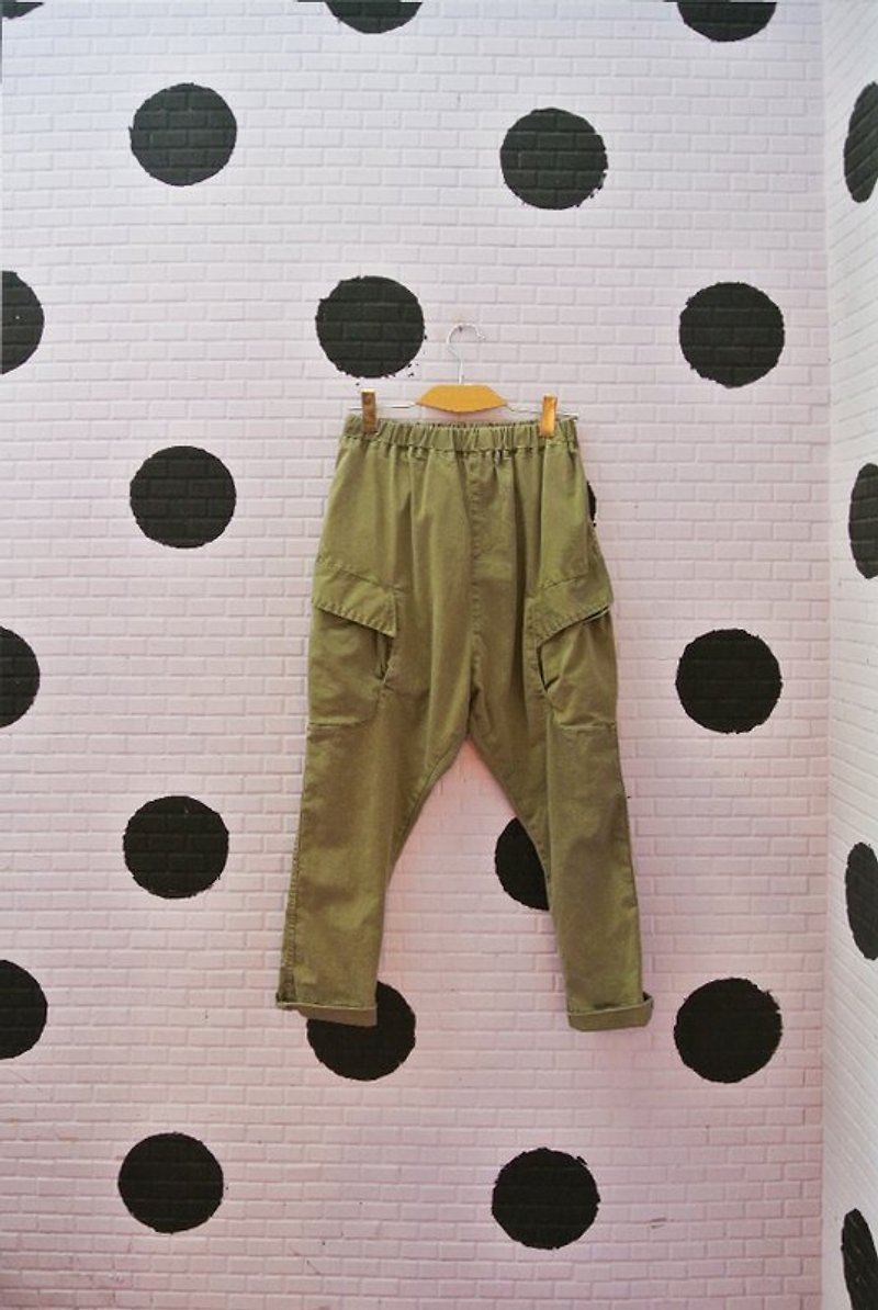淘氣阿丹．俏皮女孩尿布酷 - Women's Pants - Other Materials Green