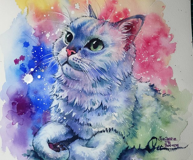 色彩丰富的水彩画色彩丰富的水彩画作品– 博物迷