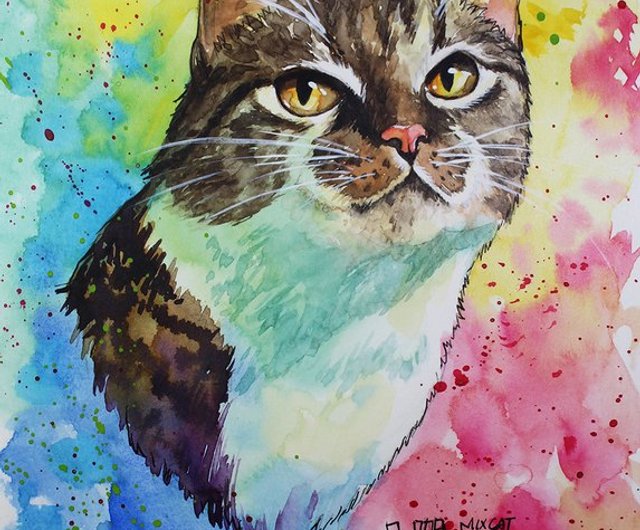 色彩丰富的水彩画色彩丰富的水彩画作品– 博物迷