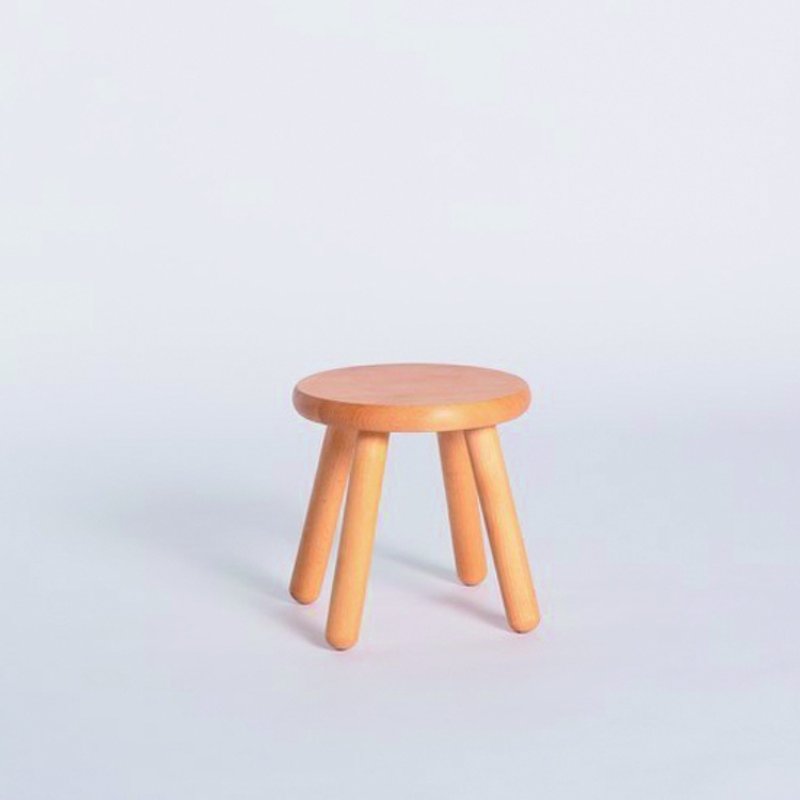 小さなスツール|小さな木製の椅子|小さなスツール|子供木製チェア|手仕事|シンプル|独立したブランド|デザイナー李Chuanguang×セブンスヘブン - その他の家具 - 木製 オレンジ