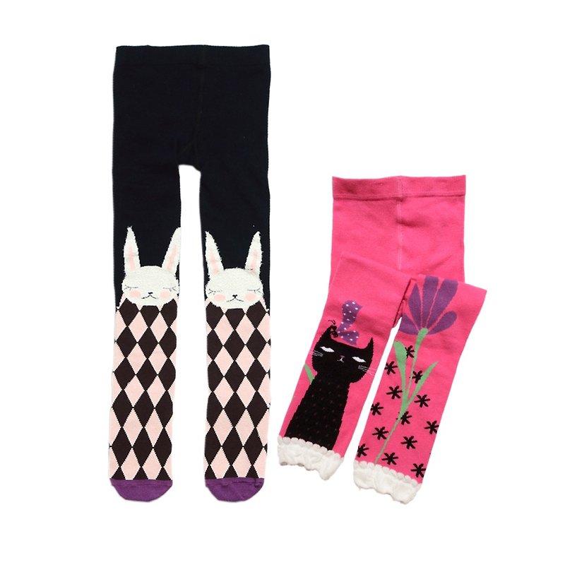 ★ ★ rabbit + price combination of joy in the garden cat tights - ผ้ากันเปื้อน - ผ้าฝ้าย/ผ้าลินิน 