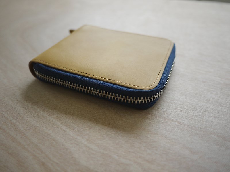 Short Wallet - mustard yellow - Wallets - Genuine Leather 