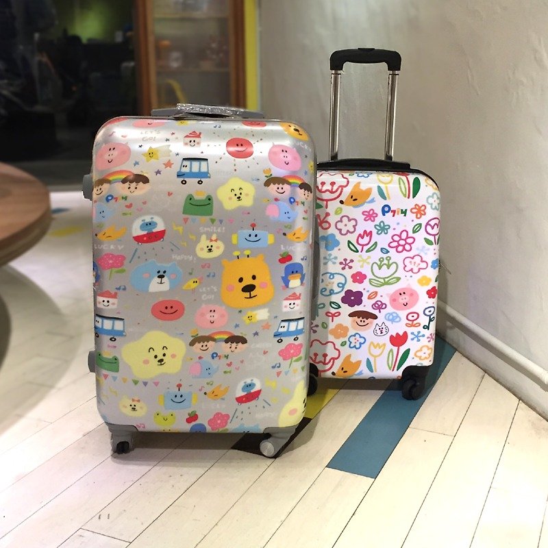 24インチの虹の休日のスーツケース - スーツケース - プラスチック 多色