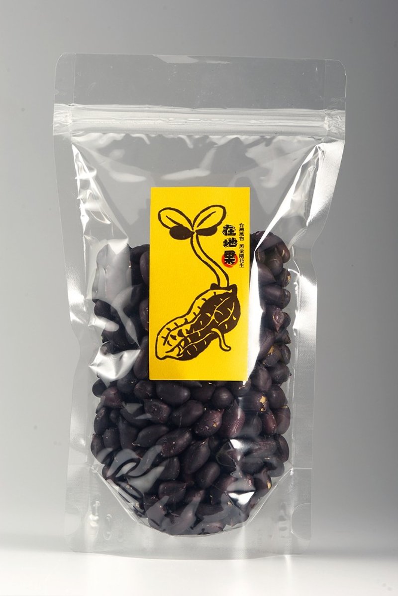 【Fruit in the Ground】Black Eyed Peas Afternoon Tea Snacks Worship the Earth Duke Black King Kong Peanuts - ขนมคบเคี้ยว - วัสดุอื่นๆ สีดำ