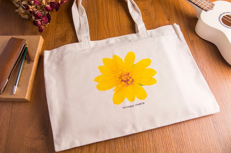 Tote: Wedelia - Messenger Bags & Sling Bags - Cotton & Hemp Yellow