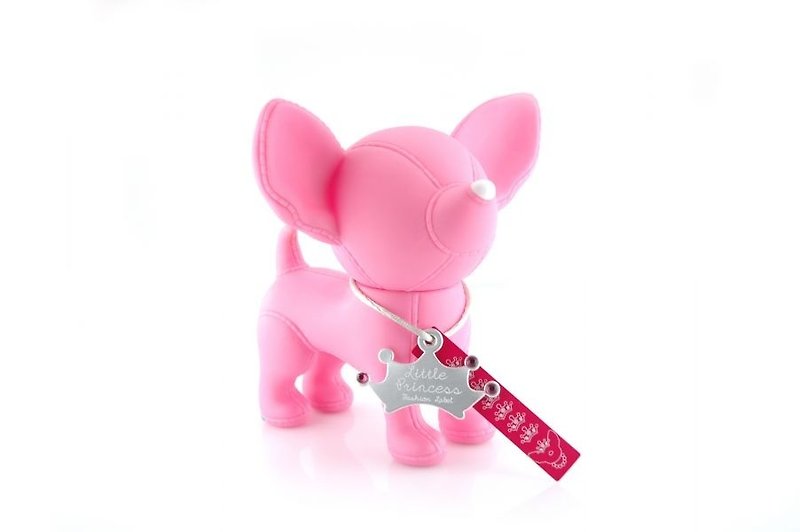 [SUSS] 比利時CANAR品牌_吉娃娃狗造型存錢筒/ 療癒/生日/送禮 (甜心粉) - 存錢筒 - 塑膠 粉紅色