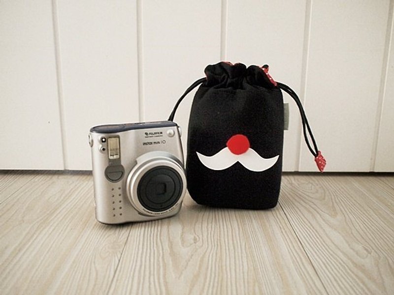 hairmo. Alice Beard beam port Polaroid Camera Bag - Black (mini series) - Camera Bags & Camera Cases - Other Materials Black
