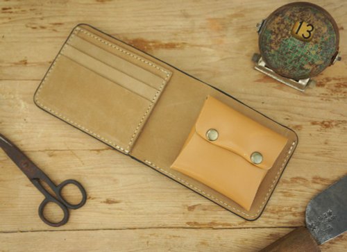 [Grinding] SHOW taste leather wallet (Hardware-lettering)