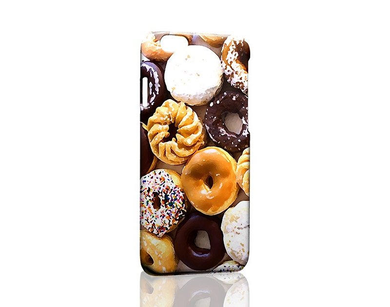 チョコレートドーナツは、iPhone 5注4注5 5S 6 6S 6 + 7 7プラスASUS HTC M9ソニーLG G4 G5はV10の電話シェル携帯電話のセット電話シェルphonecaseをサムスンS5 S6 S7を命じました - スマホケース - プラスチック 多色