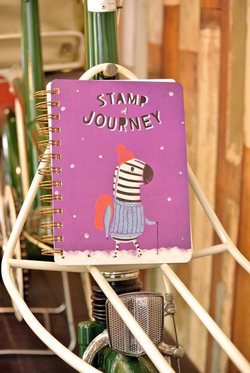 STAMP of Journey set chapters of this - Mr. Zebra ▲ ▲ upcoming print - Notebooks & Journals - Paper Purple