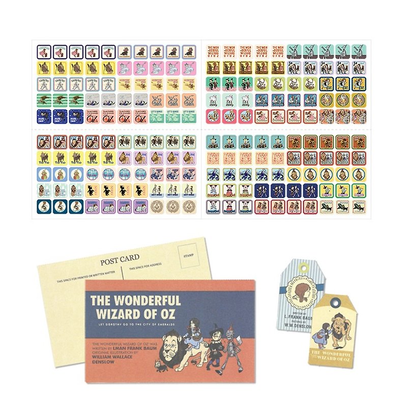 7321 Embossing Small Handbook Stickers Set (200pcs) -Dorothy, 7321-00483 - Stickers - Paper Multicolor