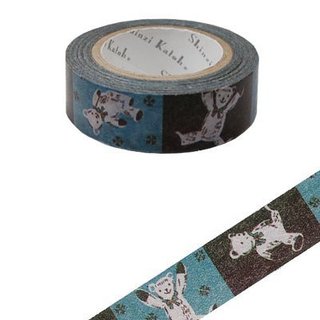 Shinzi Katoh French Illustration Paper Tape (Teddy Bear KS-MT-10016)