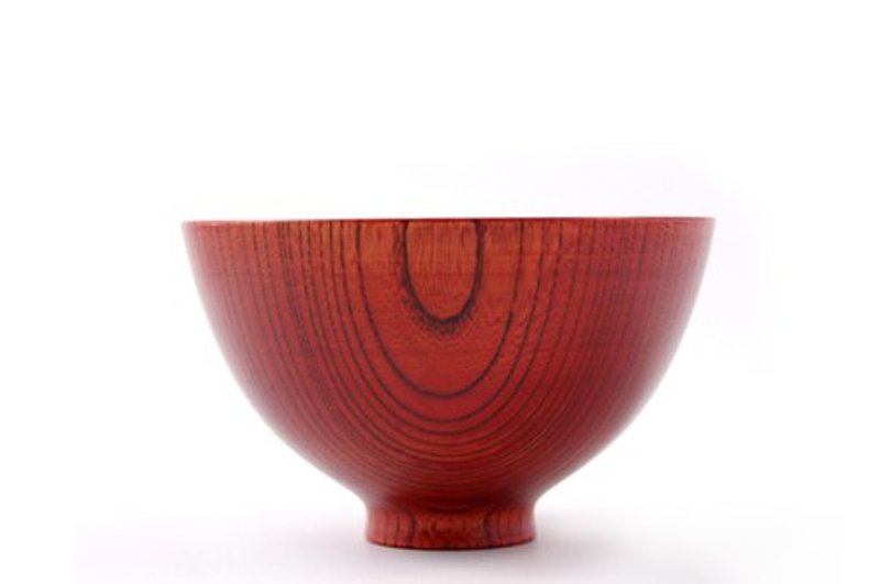 Kihachi Kobo Free Bowl (L) - ถ้วยชาม - ไม้ สีแดง