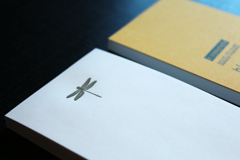 MINI BLOCK transfer notes / note papers. Dragonfly - กระดาษโน้ต - กระดาษ 