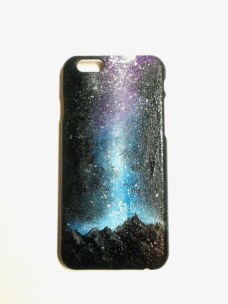 〖B & amp; W handmade〗 exclusive design hand-painted shell phone interstellar cosmic effects [] iPhone 6/6 + / 5 / 5s - เคส/ซองมือถือ - วัสดุกันนำ้ หลากหลายสี