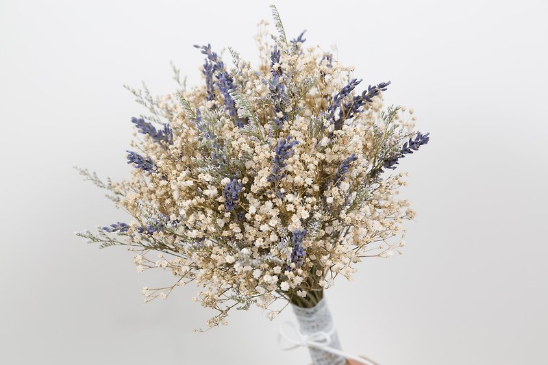 Classic outdoor photo bouquet, wedding bouquet, immortal dried flowers, Mother's Day carnations, graduation gifts, opening potted flowers - Dried Flowers & Bouquets - Plants & Flowers Purple