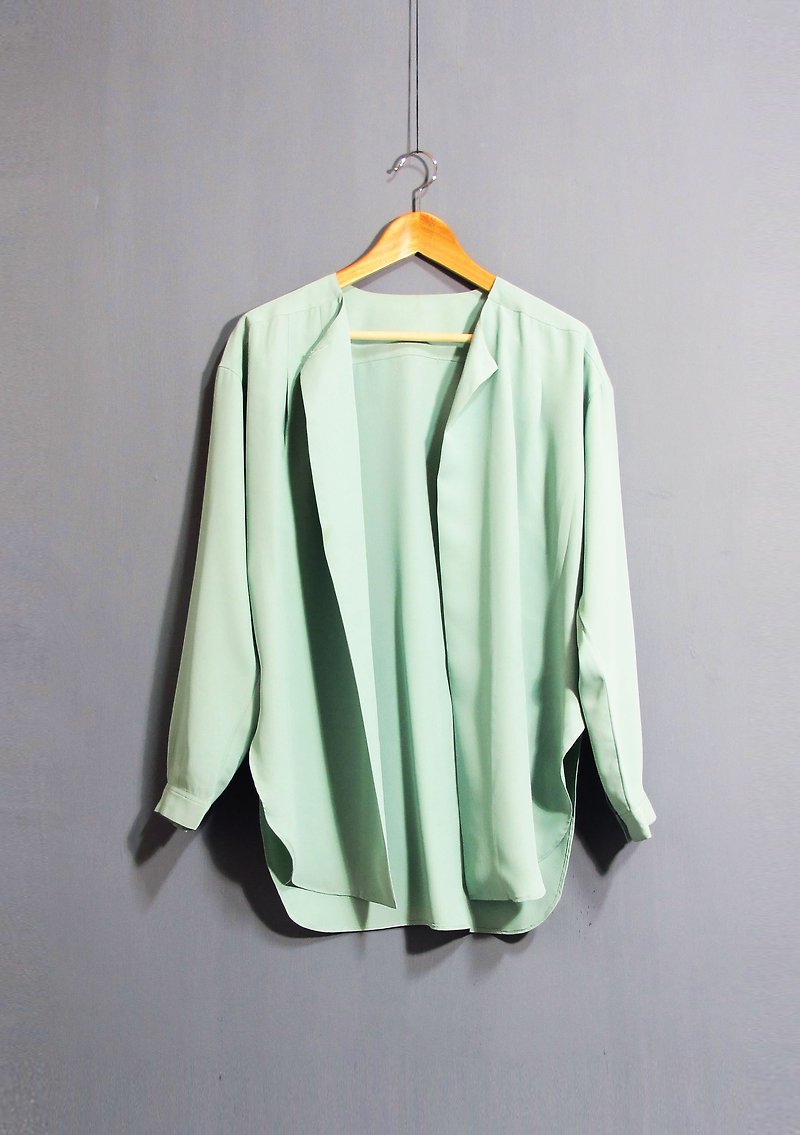 Wahr_ light green blouse thin coat - Overalls & Jumpsuits - Other Materials 