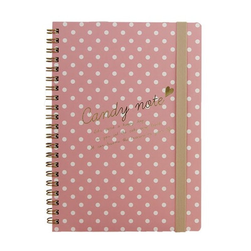 Japan [LABCLIP] Candy Series A5 note Notebook / Pink - สมุดบันทึก/สมุดปฏิทิน - กระดาษ สึชมพู