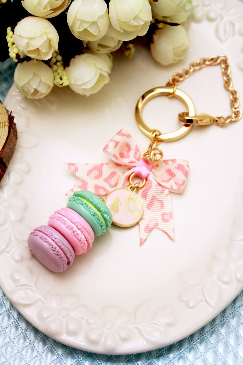 Hand-made Waltz - Belle Epoque - Alice Stacker dual Macaron key ring / bag ornaments - Other - Other Materials 
