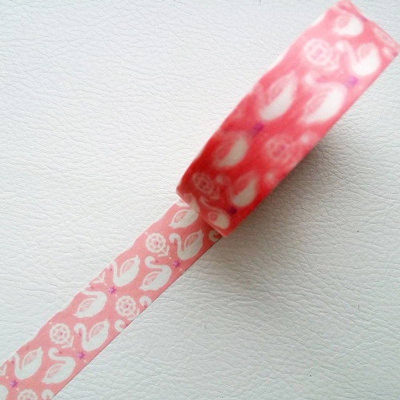 NICHIBAN Petit Joie Masking Tape and Paper Tape (PJMT-15S011) - Washi Tape - Paper Pink