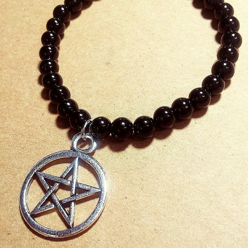 Alice beard small stars - mysterious magic array ★ crystal pearl - Bracelets - Other Materials Black