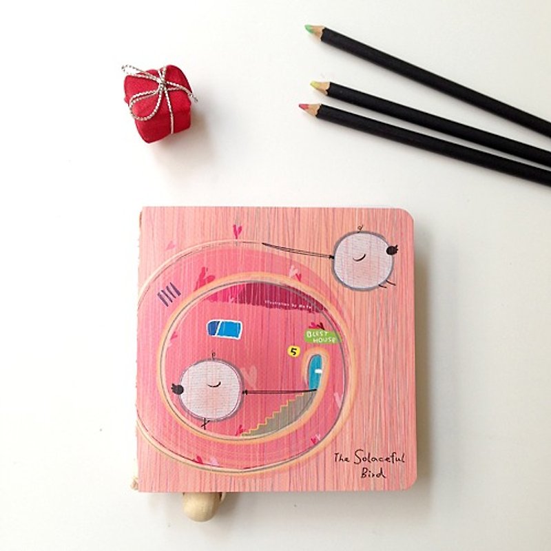 Happiness circle。pocket notebook / sketchbook / notebook - Notebooks & Journals - Paper Red