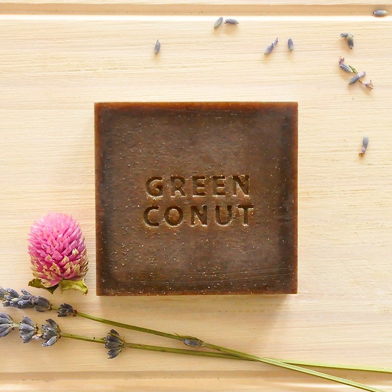 綠果  手摘紅寶石皂-120g-臉部角質 - 肥皂/手工皂 - 植物．花 咖啡色