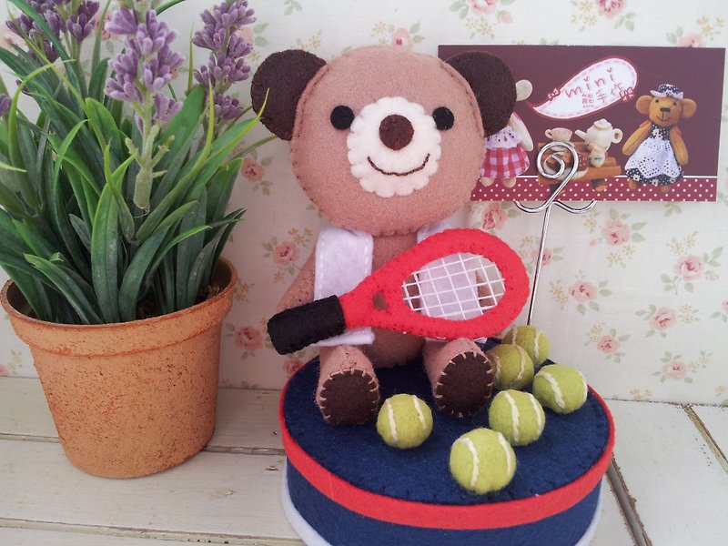Tennis Bear Prince MEMO Card Holder - Other - Other Materials 